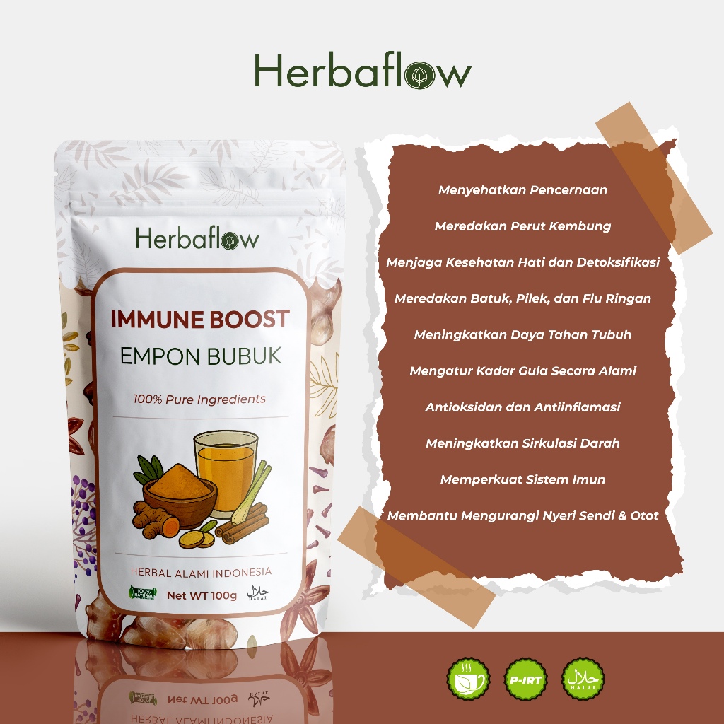 

Herbaflow - Immune Boost Empon Bubuk