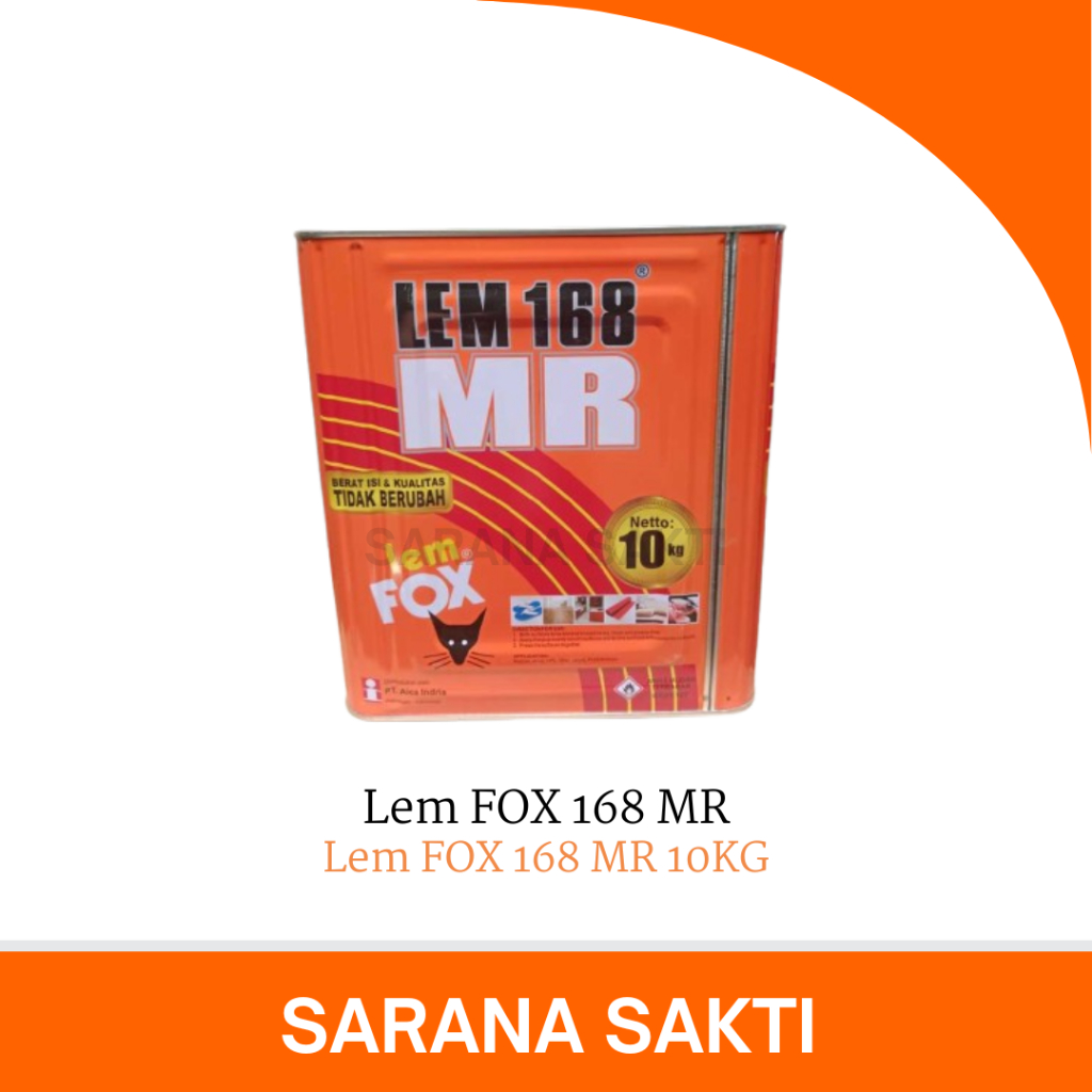 

Lem FOX 168 MR 10KG | Lem Kuning FOX 168 MR Blek 10 kg Lem HPL Lem 168 MR Lem MR