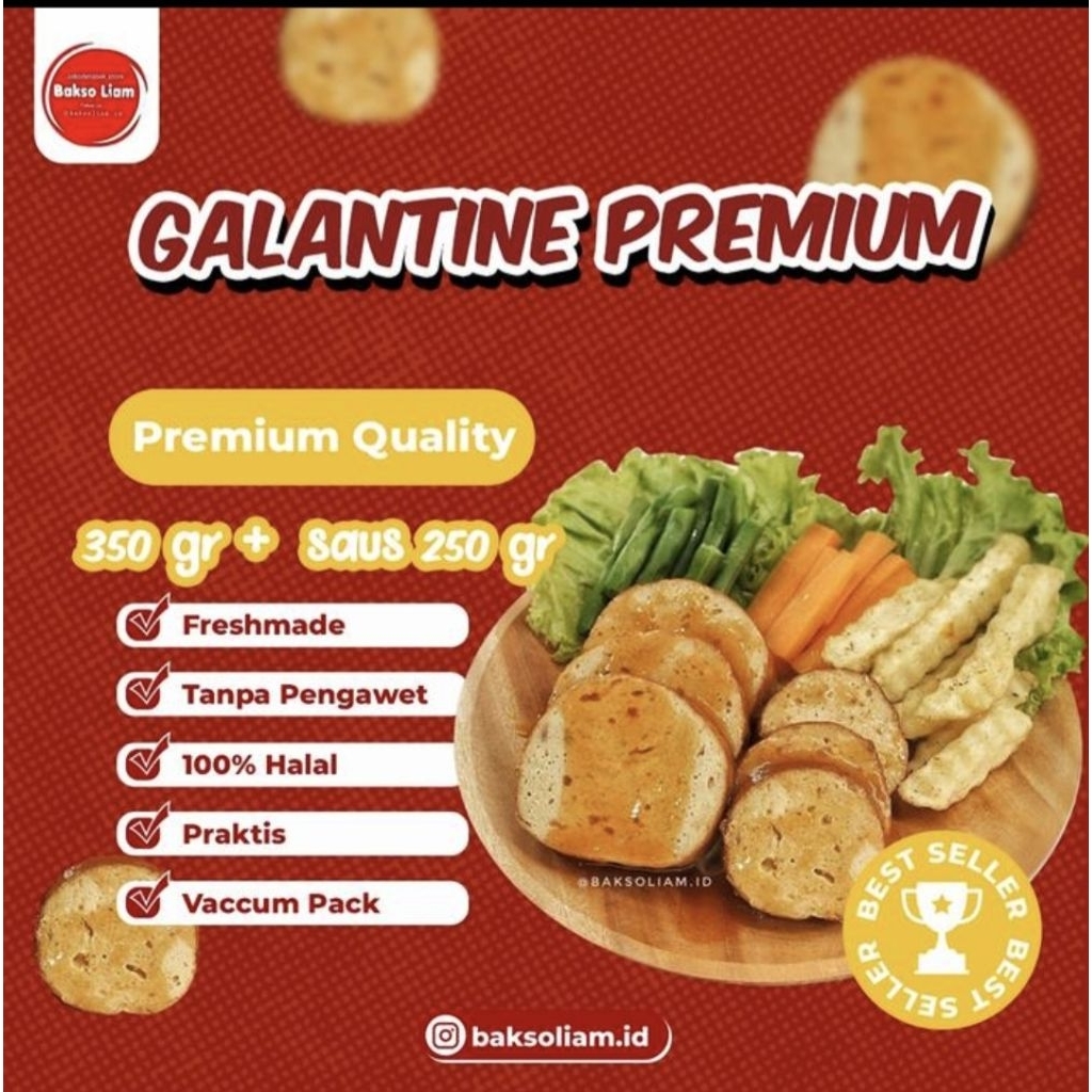 

Frozen Food Galantine Medium + Saus