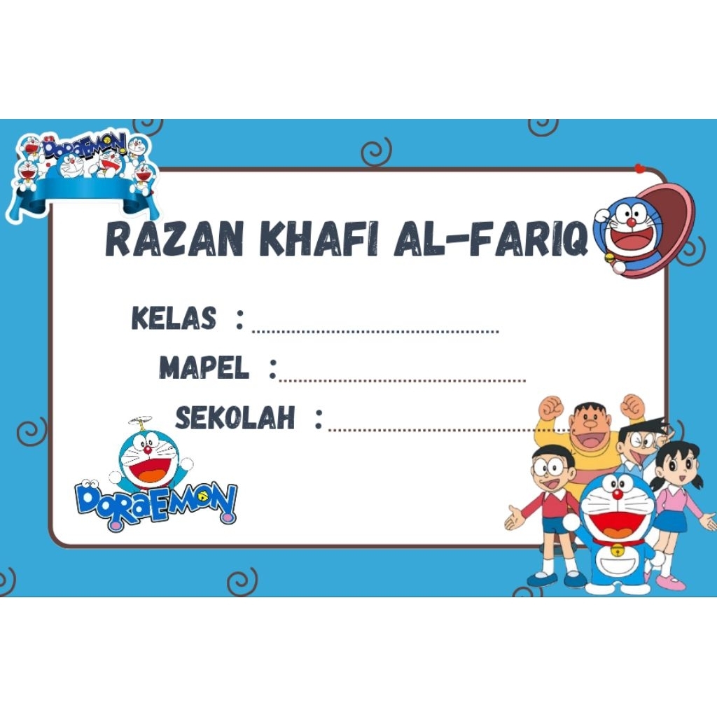 

Stiker Label Pelajaran