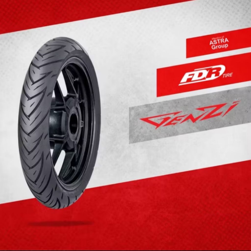 BAN LUAR FDR TT / TL GENZI Ring 17 Ban Motor Tube Type & Tubeless