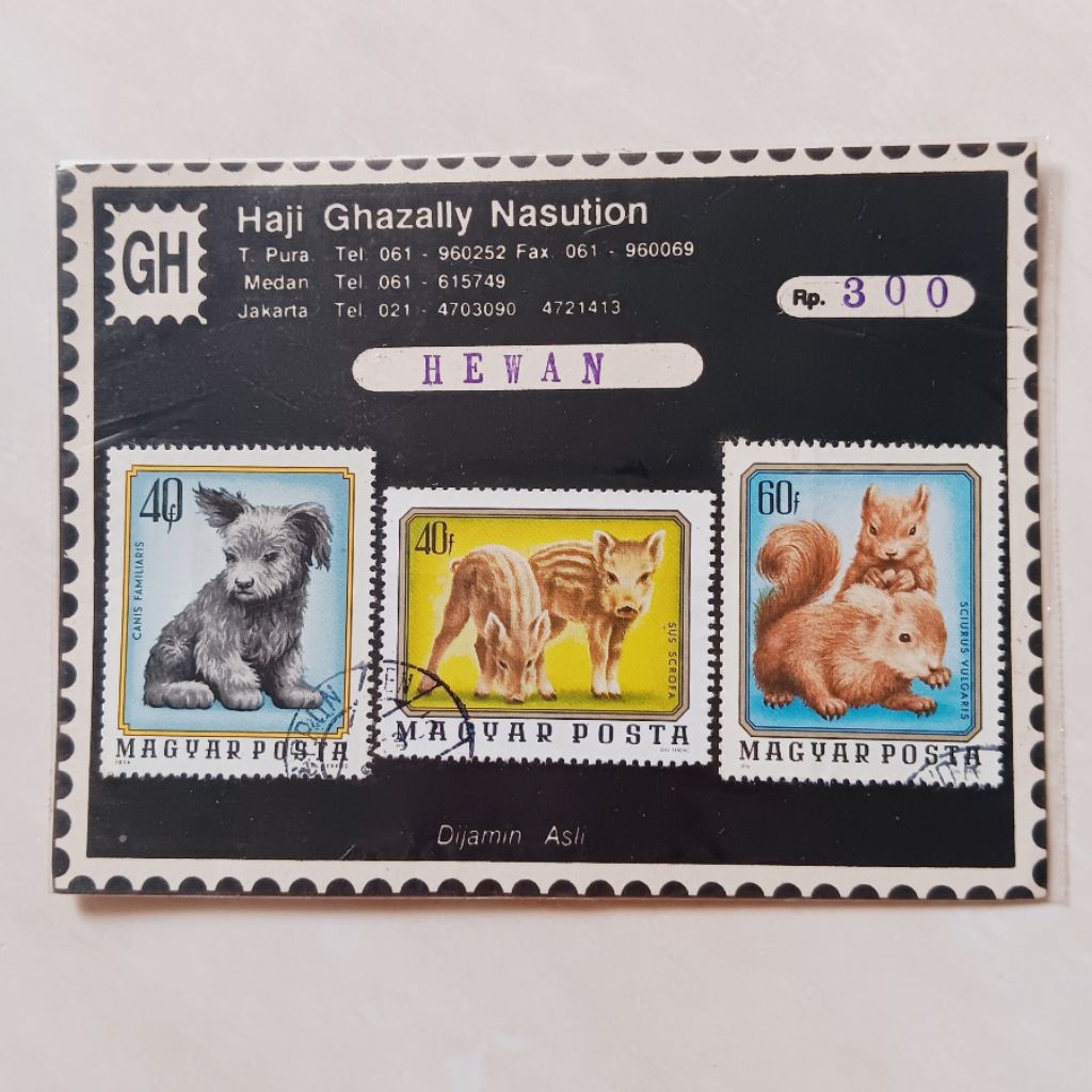 

Perangko Hongaria 1974 & 1976 Young Animals (1974) & Young Animals (1976) Set 3 pcs CTO (Folder)