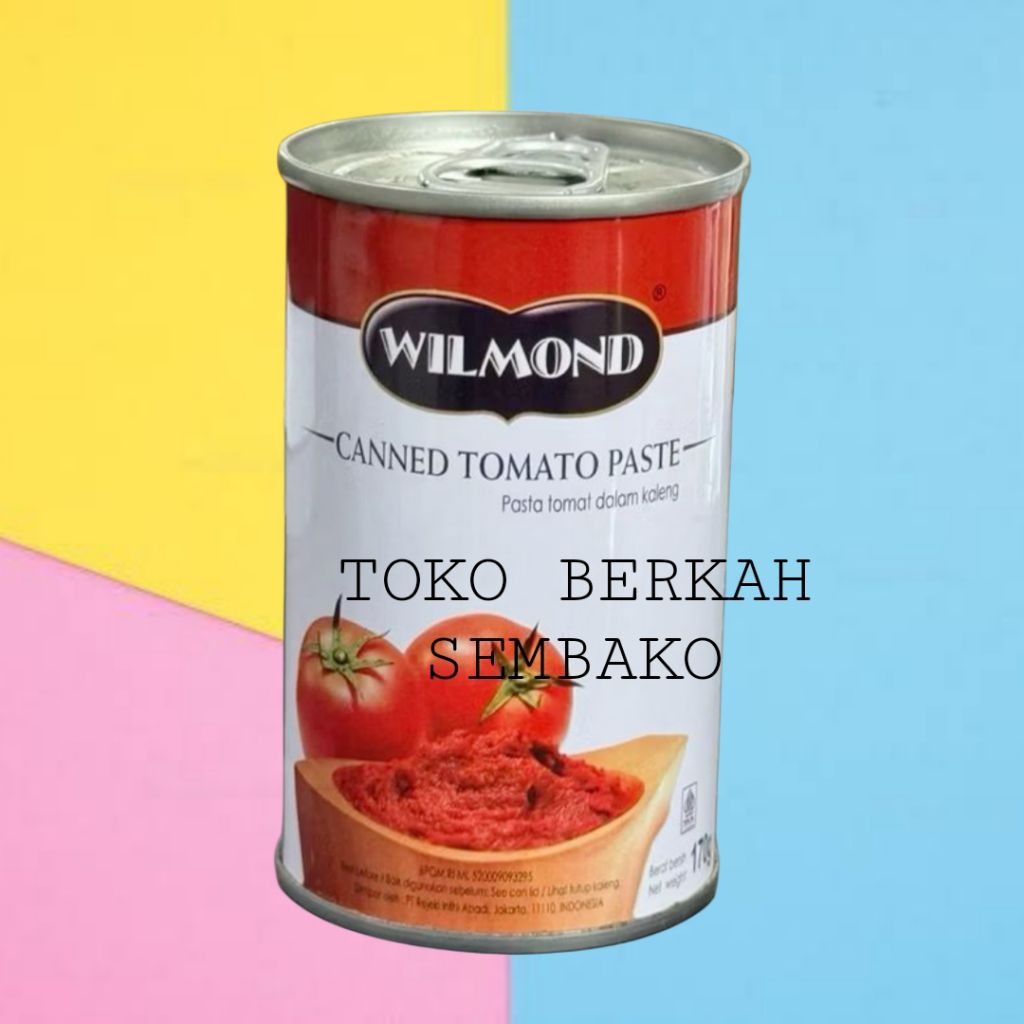 

Wilmond Canned Tomato Paste / Pasta Tomat Dalam Kaleng 170gr