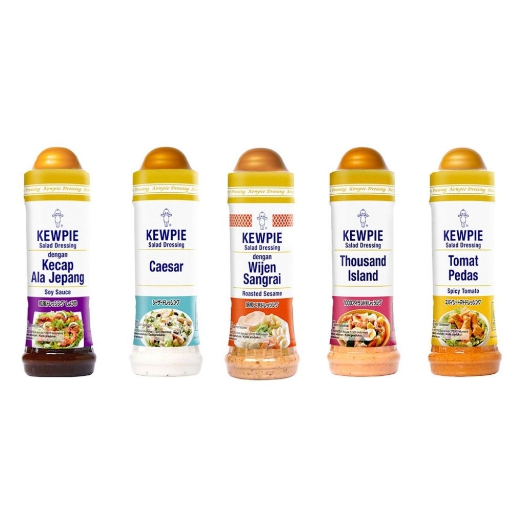 

Kewpie Salad Dressing All varian kemasan 200 ML