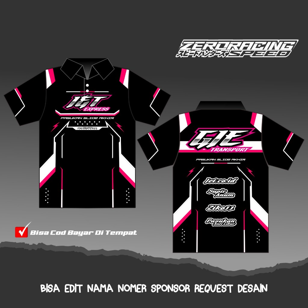 kaos jersey kerah polo racing jersey racing kaos jersey balap jersey team balap jersey free request