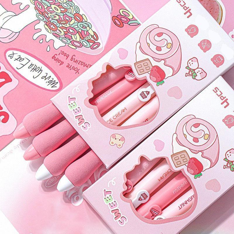 

Pulpen Winzige Aesthetic Pink pena Gel Pen lucu Retractable 0.5mm Tinta Hitam Alat Sekolah Pink School