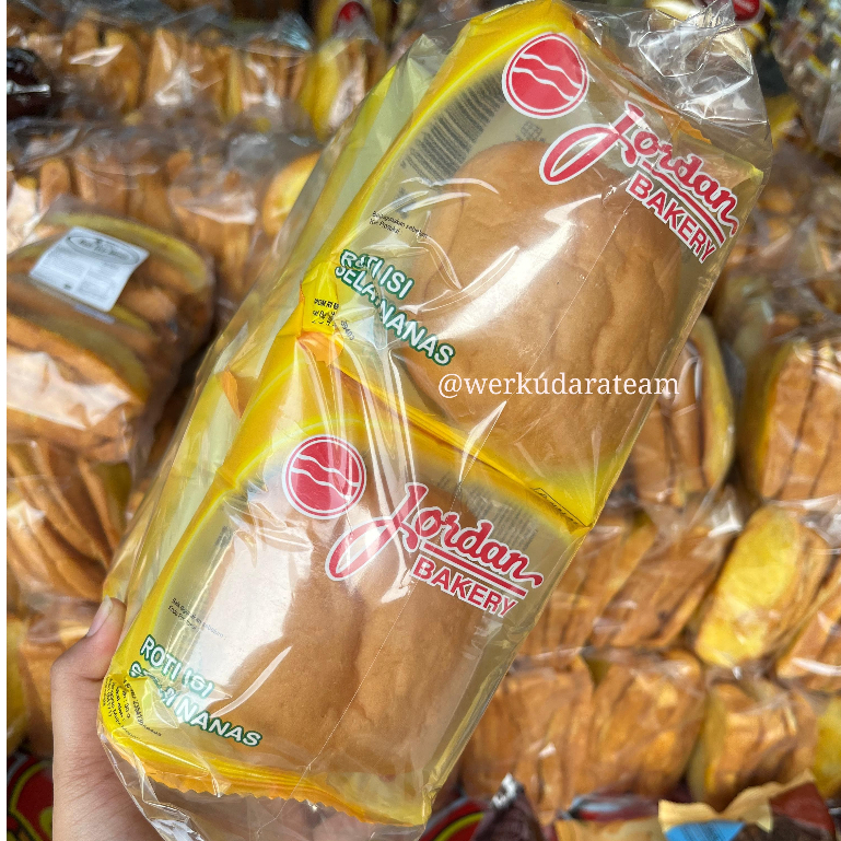 

(ISI 10 PACK) ROTI selai nanas / roti manis jordan / roti isi nanas