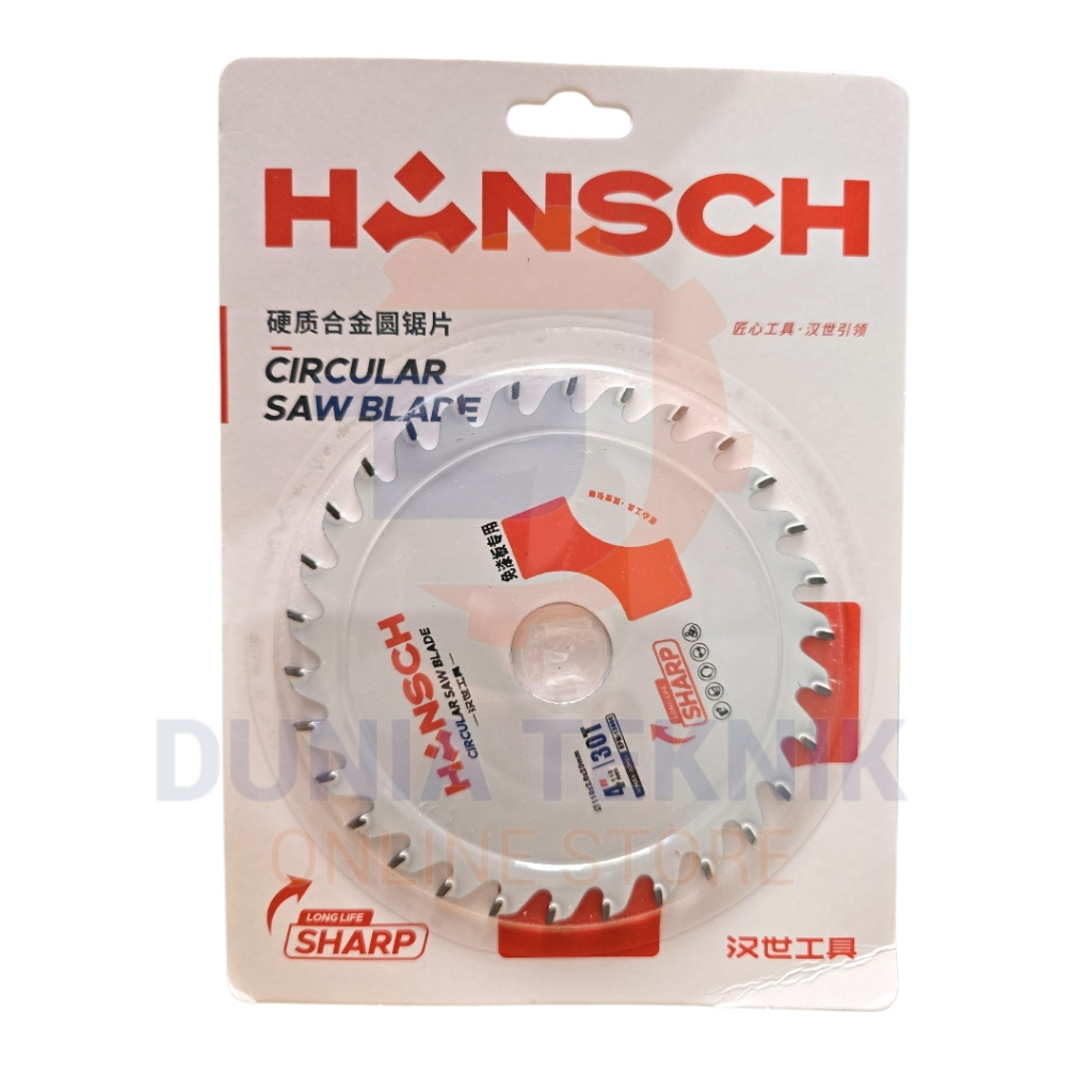 Pisau Multi Cutter HANSCH 4" 30T sangat tajam / Pisau Potong Kayu Tanduk 4 inch HANSCH Pisau Gerinda