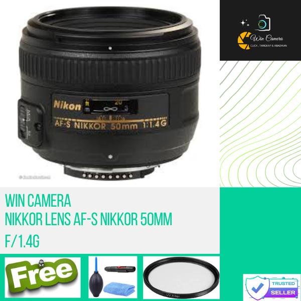 Lensa Nikon AF-S 50mm f1.4G / Lens Nikon
