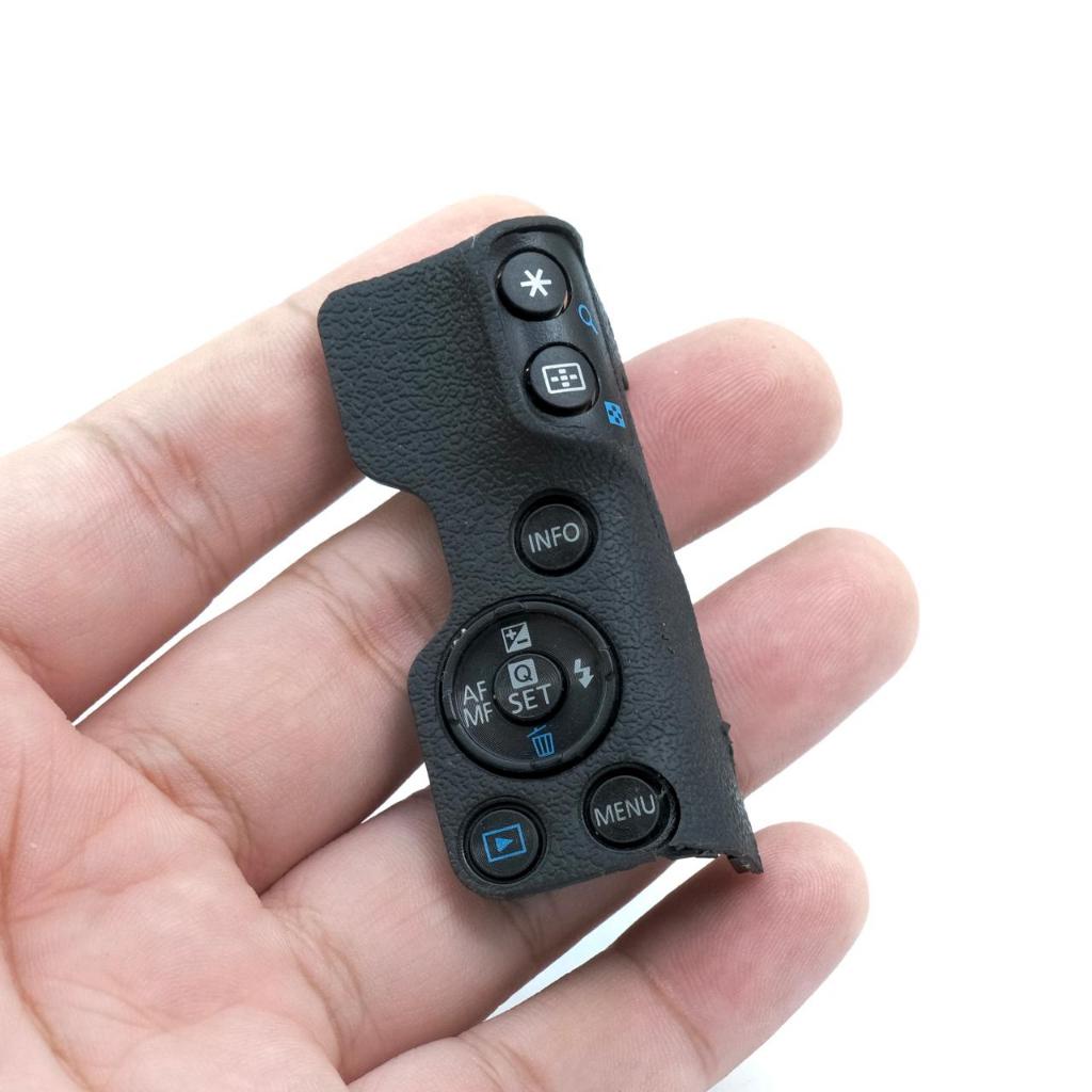 Karet Rubber Tombol Backcover Menu Set Canon EOS50/M50/M50II/Sparepart Kamera Bekas/Second/Copotan/K