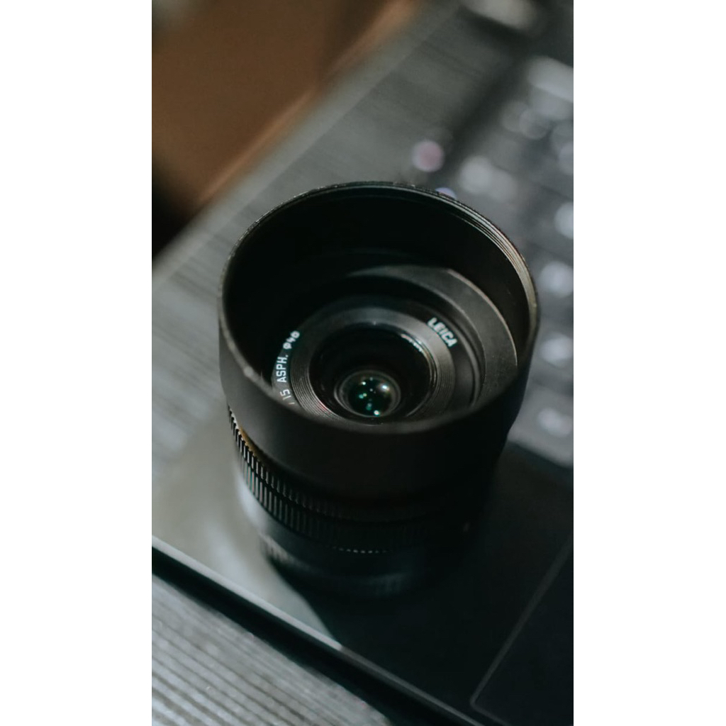 lensa panaleica 15mm f1.7 second mft