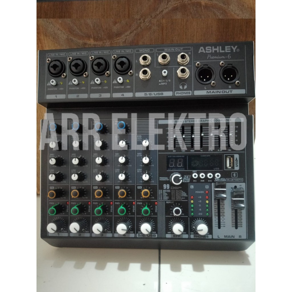 MIXER ASHLEY PREMIUM 6 ORIGINAL MIXER 6 CHANNEL ASHLEY