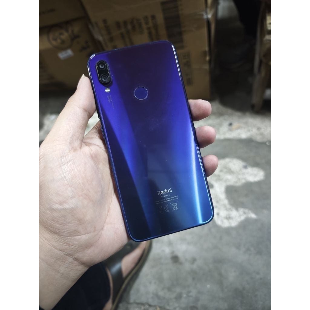 Redmi Note 7 Lavender Mulus Tanpa minus original, like new