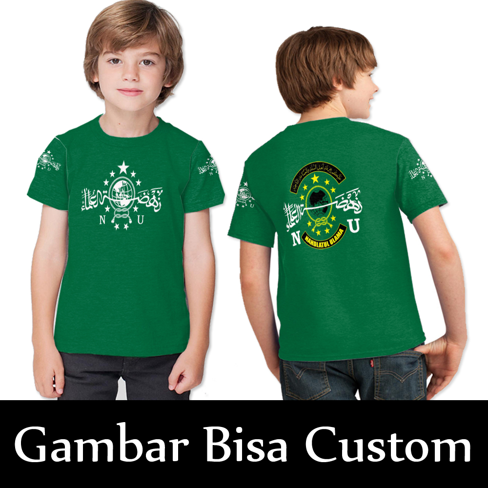Baju Nahdlatul Ulama Untuk / Kaos Anak NU Muslim / Kaos Logo Nu / Kaos Anak Nu Laki Laki Terbaru