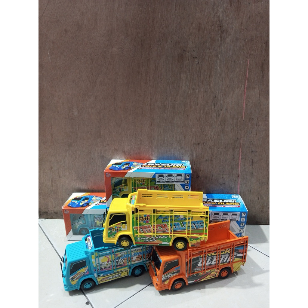 mainan mobil truk oleng