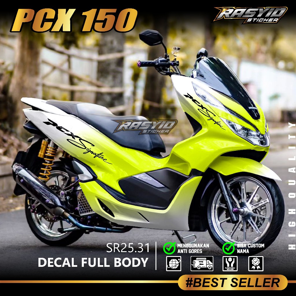 COD Sticker Decal Full Body Honda PCX 150 Tahun 2017 2018 2019 2020 Sticker Full Body PCX 150 Signat