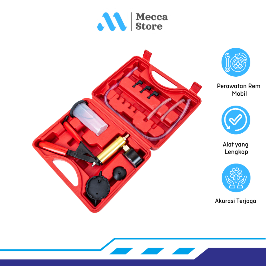 Vakum Minyak Rem Mobil Vacuum Brake Bleeder Kit