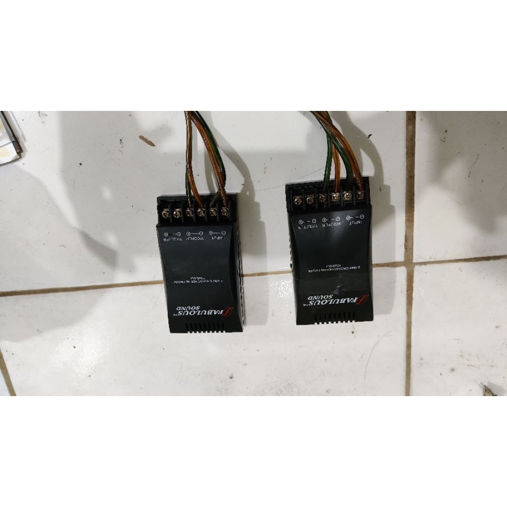 pasif two way crossover mobil