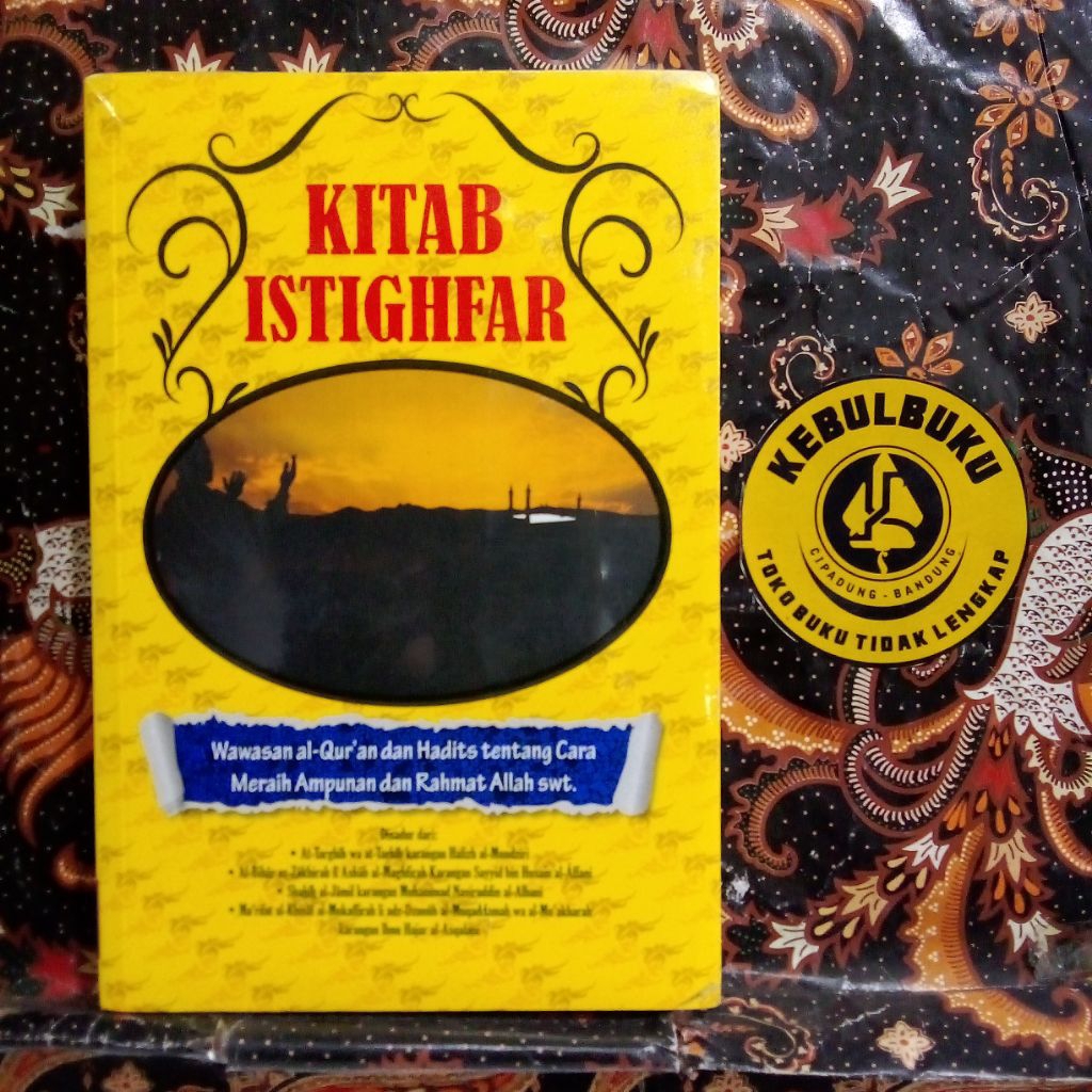 Original | Buku KITAB ISTIGHFAR | Disadur dari berbagai kitab para ulama