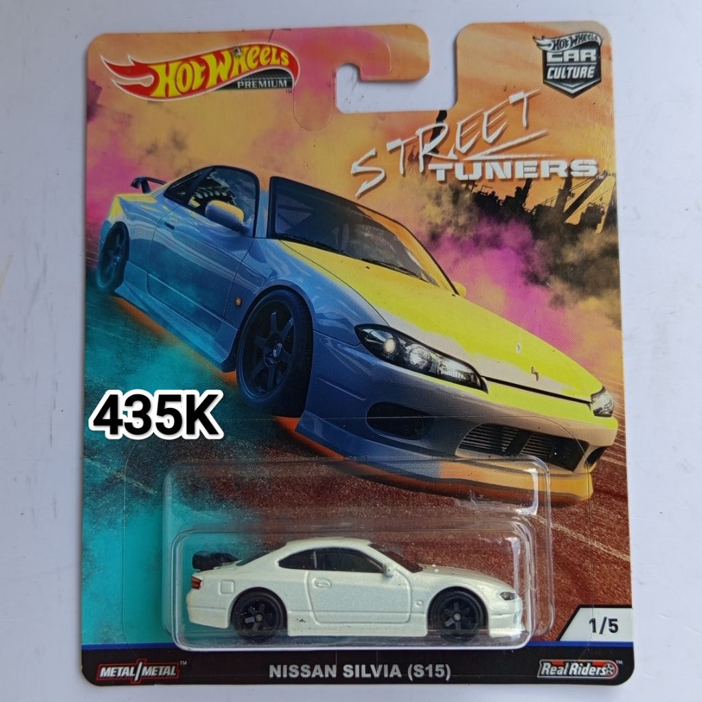 Hot Wheels Premium Street Tuners Nissan Silvia S15 Putih