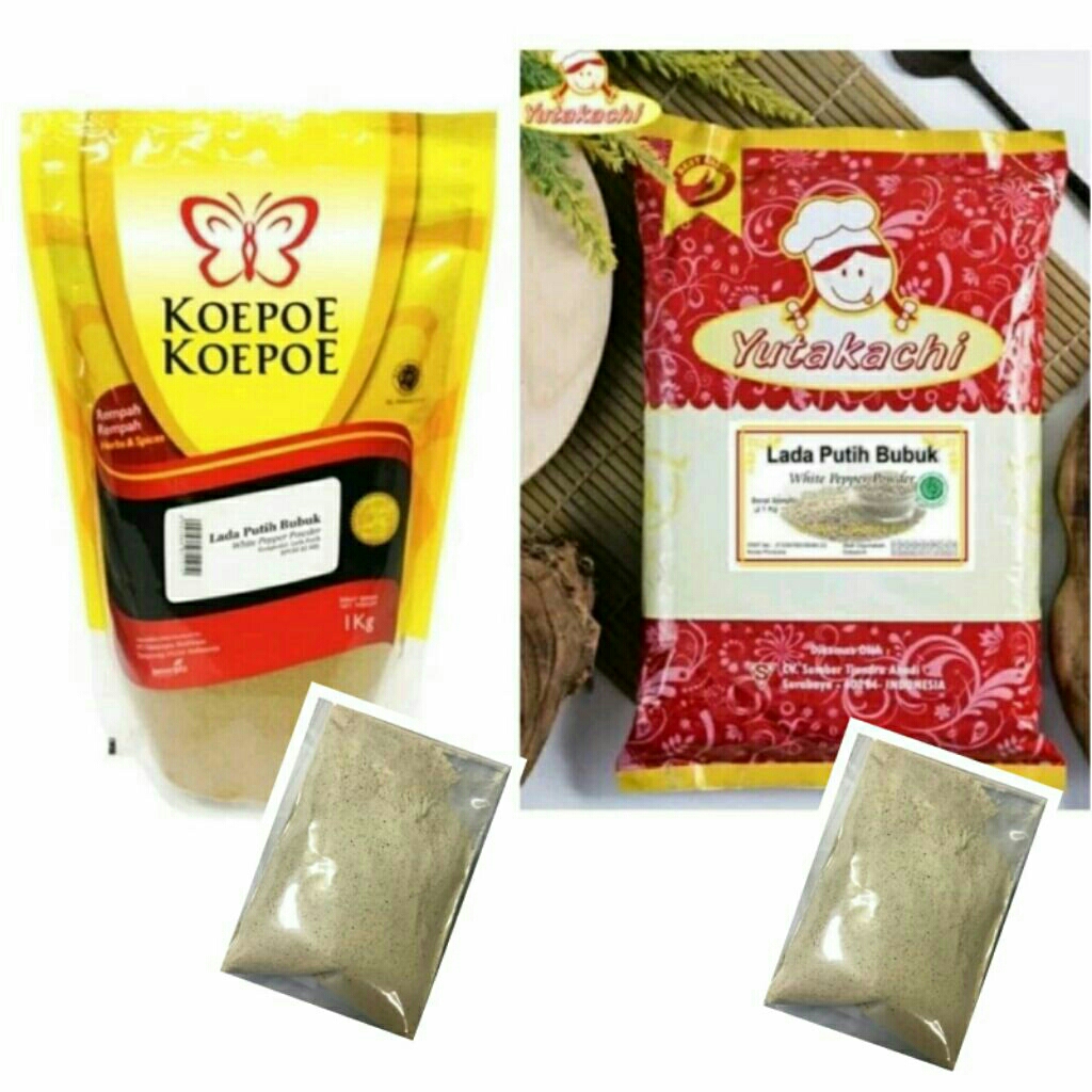 

REPACK: 100G - LADA PUTIH BUBUK/ WHITE PEPPER POWDER (KOEPOE/ YUTAKACHI)