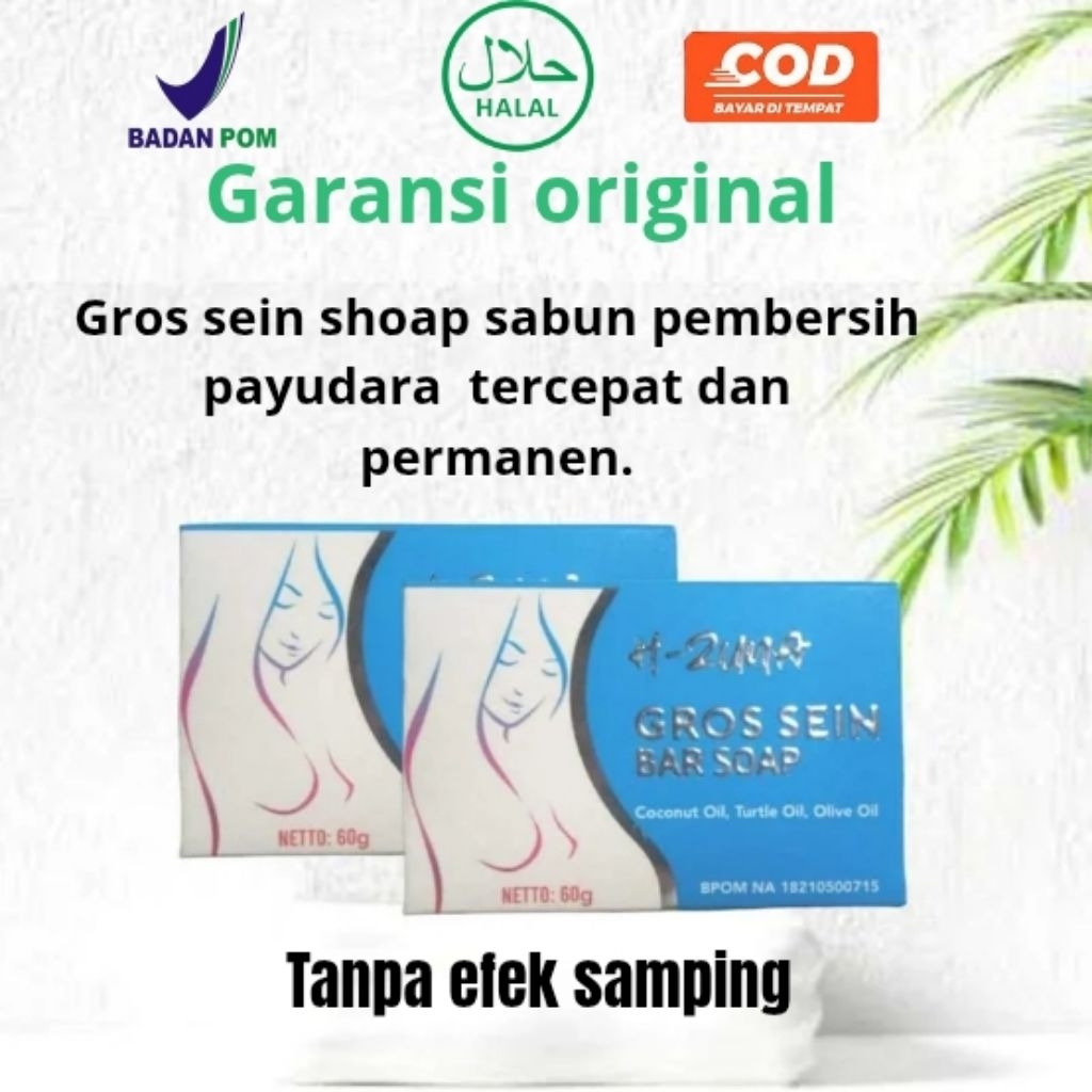 GROSEIN BAR SOAP SABUN PEMBESAR PD H-ZUNA SUPER CEPAT PERMANEN SABUN BPOM ASLI GROSEIN BAR SOAP