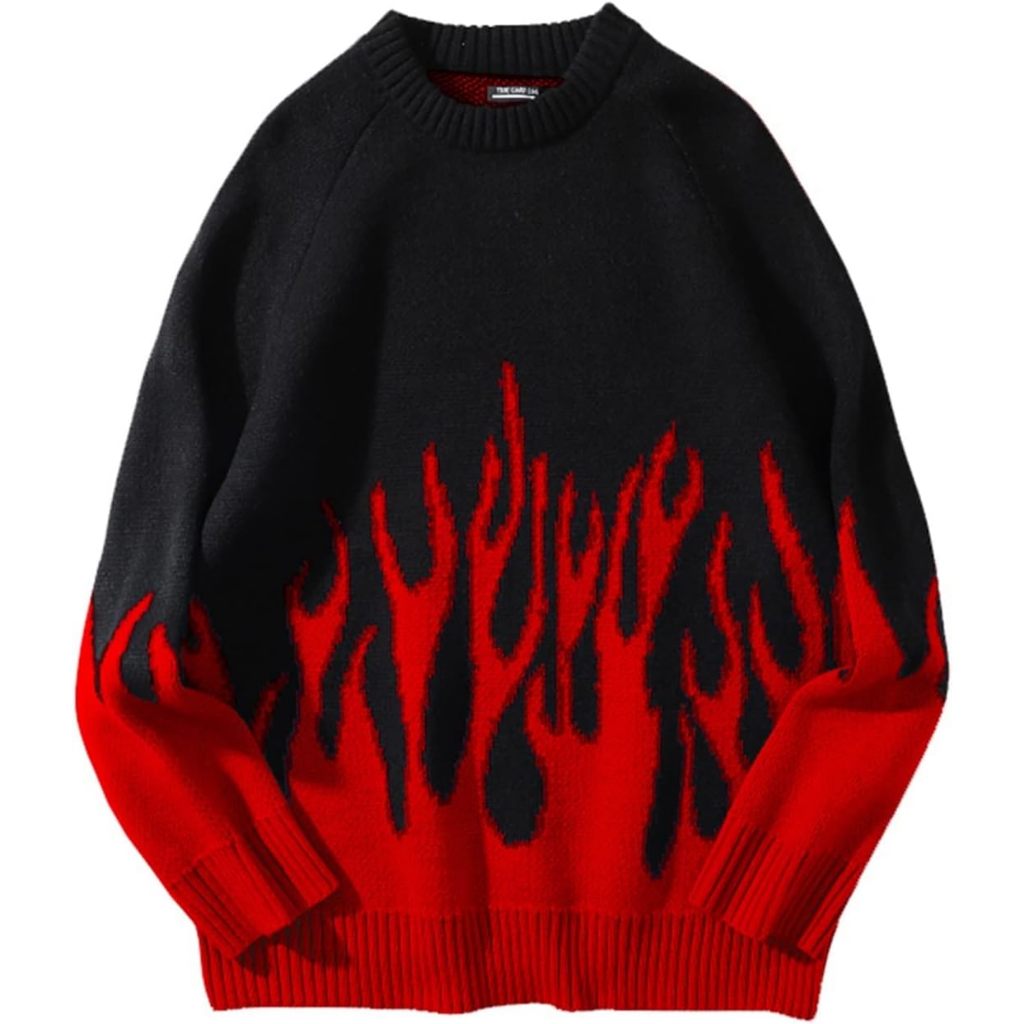 COD - Flame naomi sweater knit premium sweatshirt api rajut oversized