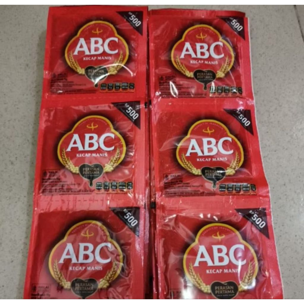 

KECAP ABC 15g 1 renteng isi 12biji/pcs