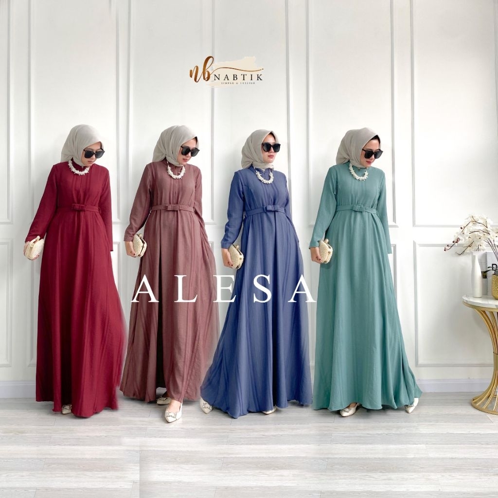 Nabtik-Alesa Gown Gaun Hijab Gaun Gamis Kondangan