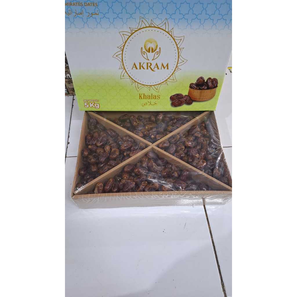 

Kurma Khalas Akram kemasan 5 kg