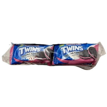 

TWINS SANDWICH COOKIES STARWBERRY 20S @14 GR 8995225601731