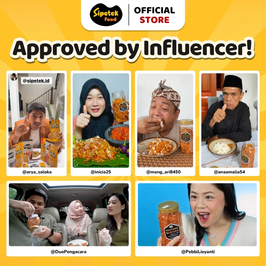 

QH [Spesial] Paket Bundling Kentang Mustofa 500gr dan Basreng 500gr Pouch Sipetek