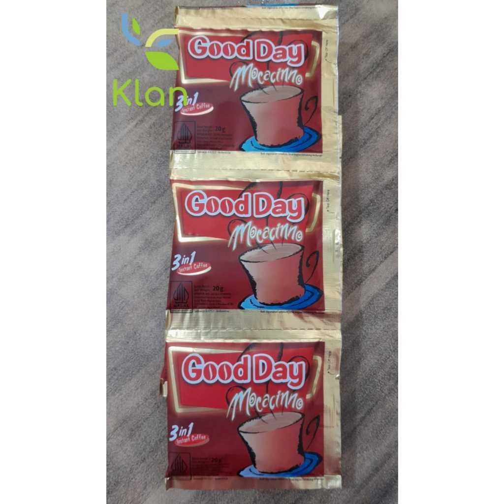 

GOOD DAY MOCACINO 20GR / GOOD DAY SACHET/ GODDAI MOKACINO/GOODDAY MOCHACINO/ KOPI INSTAN