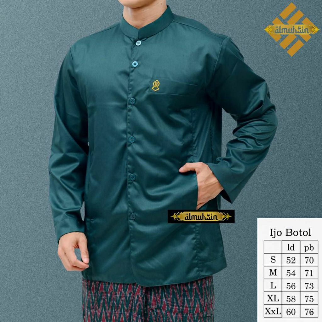 recommended baju koko lengan panjang jasco exclusiv baju muslim pria koko polos semi jas modern