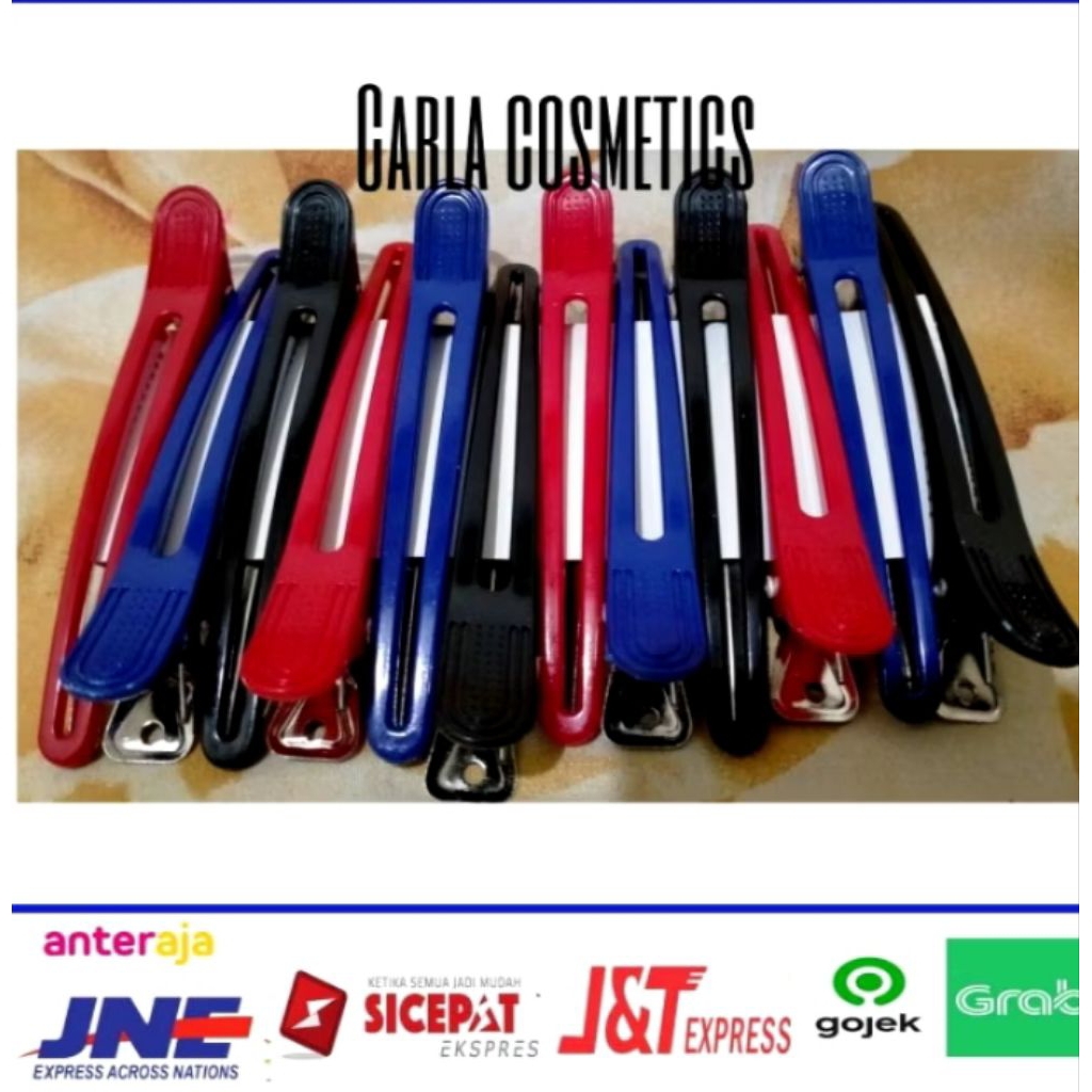 jepitan rambut warna warni isi 12pcs/jepit rambut bebek warna warni isi 12 pcs