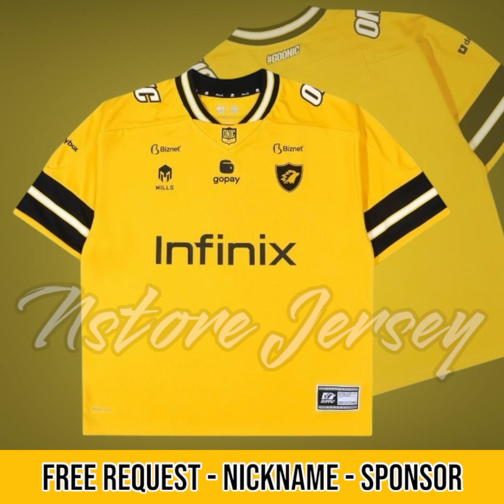 JERSEY ONIC ESPORT UNVEILS TERBARU 2025 2026 FREE REQUEST NICKNAME