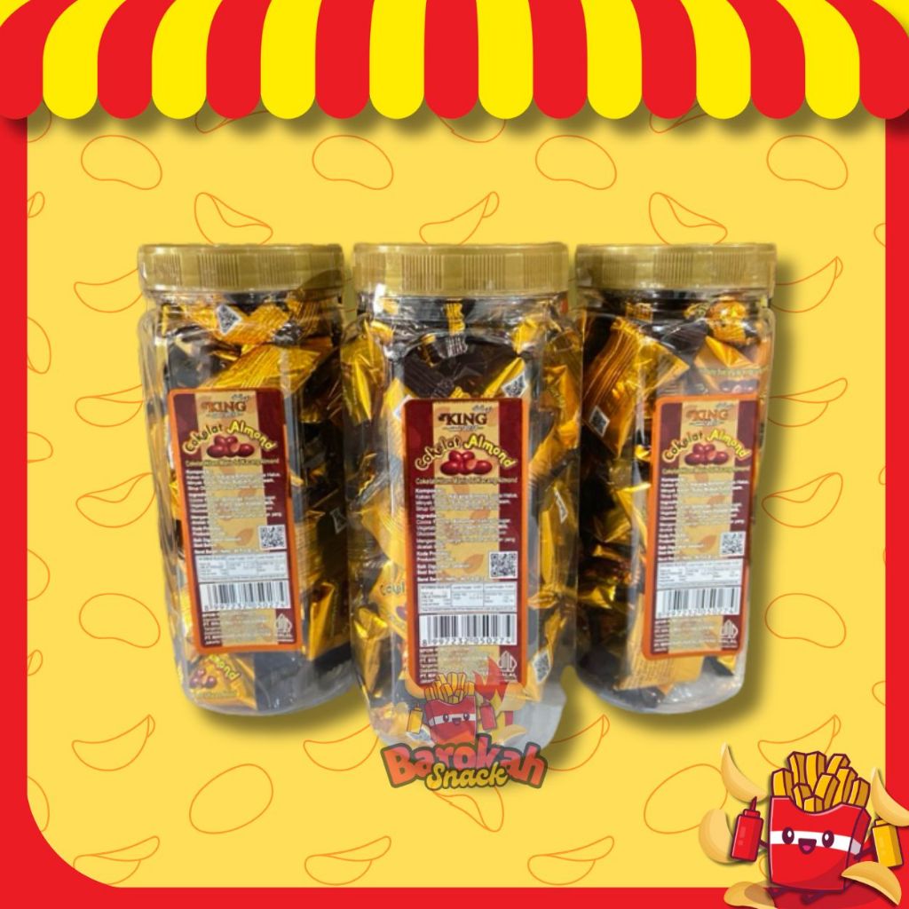

d'KING COKLAT ALMOND / Jajan viral / Jajan Lebaran / Snack Jadul / Camilan Jadul / Camilan Hari Raya