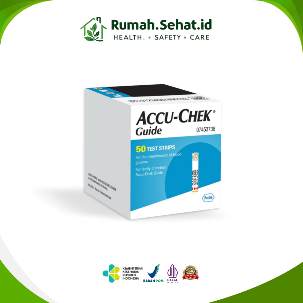 Strip Cek Tes Gula Darah Accu-Chek Guide - Isi 50