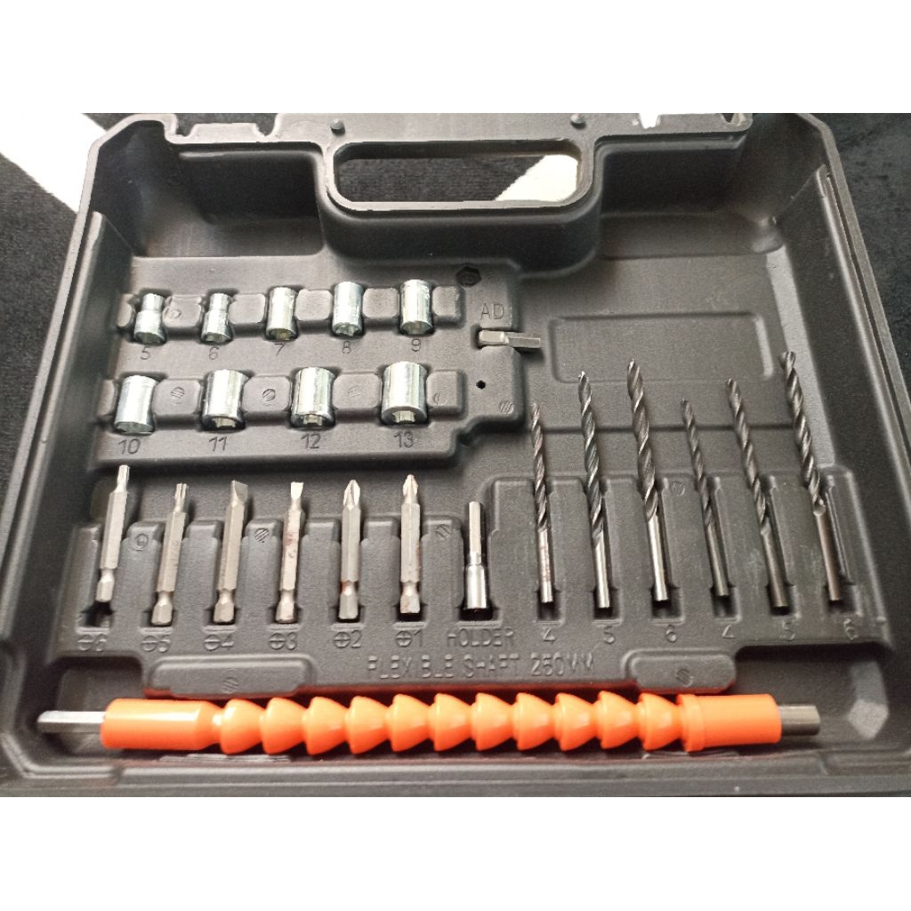 NANWEI-mesin Bor cordless/Bor baterai/Bor listrik/Beton Besi kayu Full set koper UCHIHA