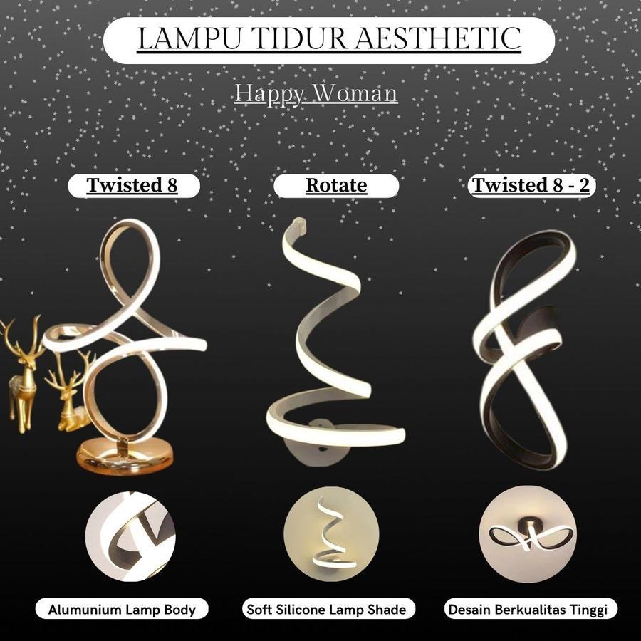 Lampu Dinding Kamar Tidur Aesthetic Model Tempel