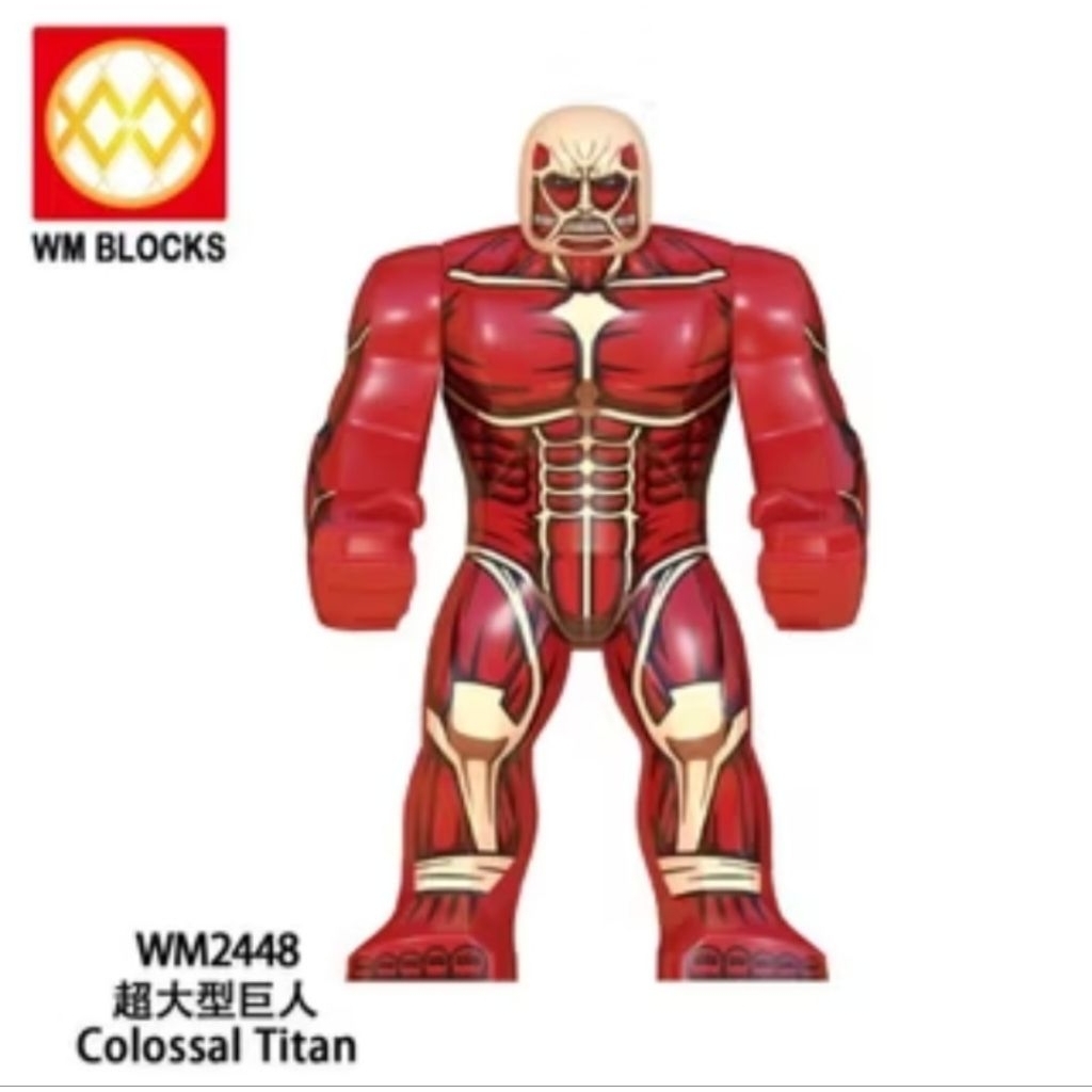 Mainan Action figure attack on Titan Colossal titan VIRAL