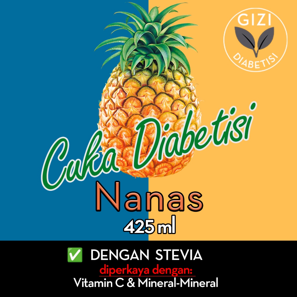 

CUKA DIABETISI - Cuka NANAS (425 ml) alami khusus DIABETISI