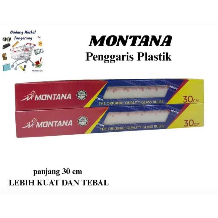 

MONTANA - Penggaris Plastik 30 cm 1 PCS