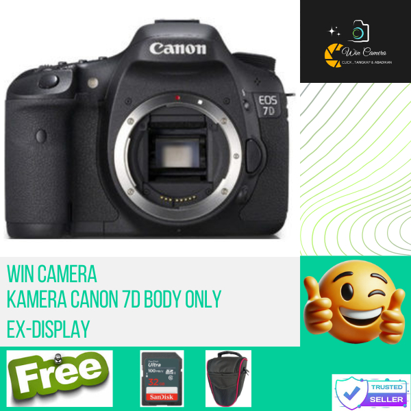 Kamera Canon 7D Body Only / Camera Canon / Kamera DSLR / Camera DSLR