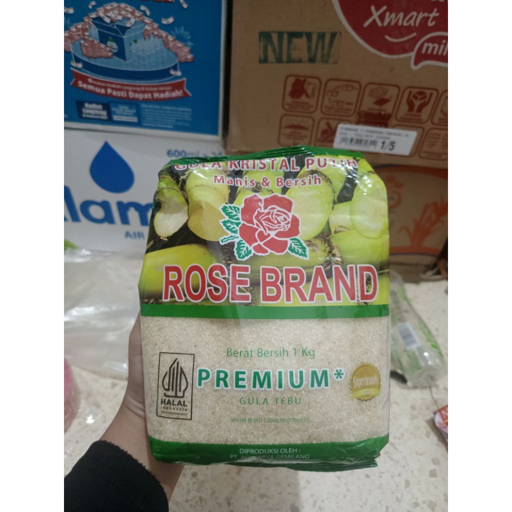 

rose brand gula pasir premium 1kg