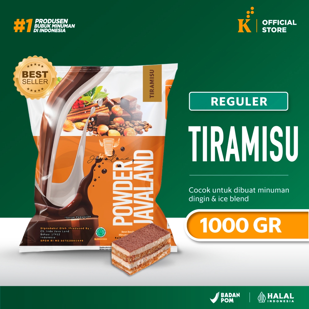 

NEW PRODUK BUBUK MINUMAN POWDER TIRAMISU JAVALAND 1 KG GEMILANG874