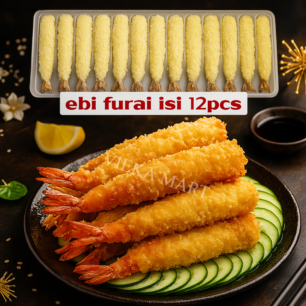 

Ebi Furai 12 pcs | Udang goreng tepung | Udang Tempura