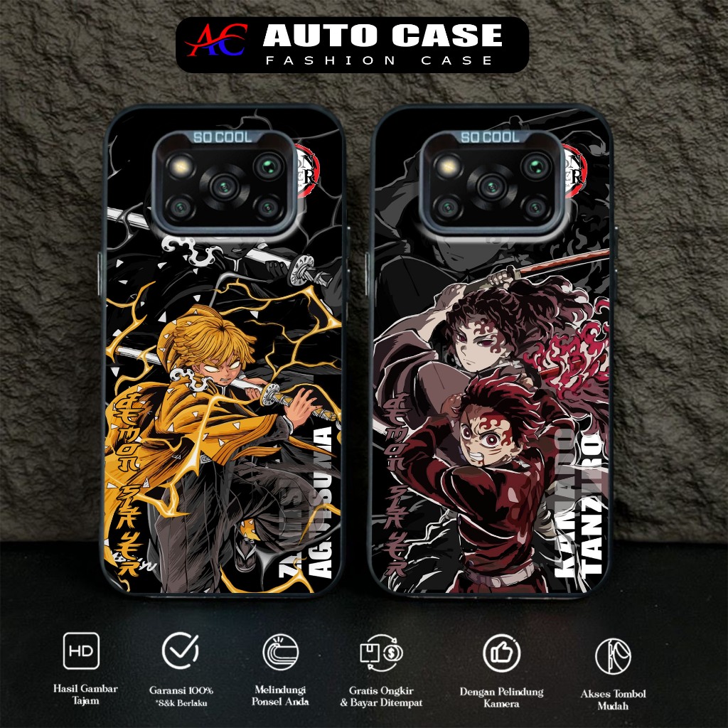 Premium Matte POCO X3 X3 NFC X3 PRO Motif DMON Hard Casing Hp Auto Case Case Socool IMD Softcase Hp