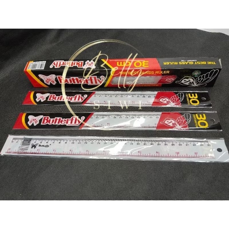 

Penggaris Butterfly ukuran 15,20,30cm