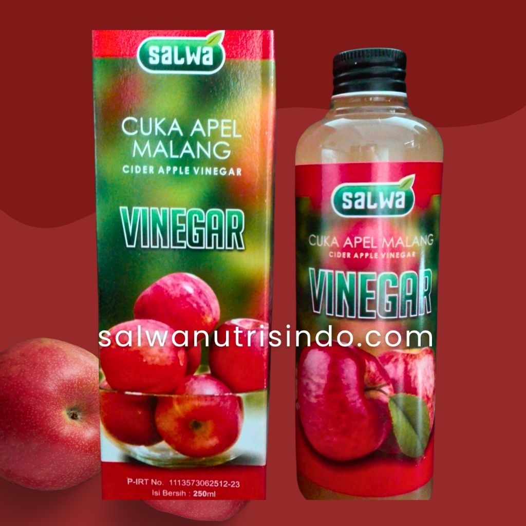 

Cuka Apel Malang 250ml with mother tanpa proses pemasakan